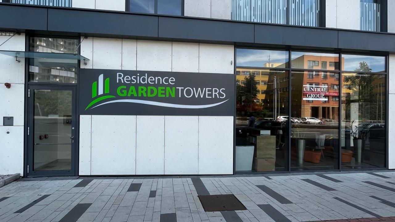Residence Garden Tower s balkonem, garaz Prag Dış mekan fotoğraf